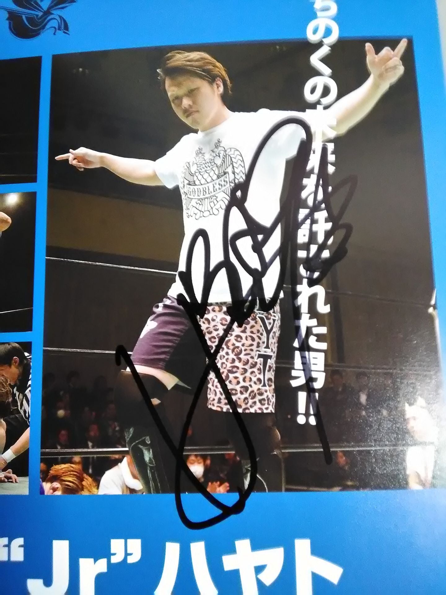 [7 fighters hand signed autograph Michinoku Pro Wrestling  Official Brochure Vol.147