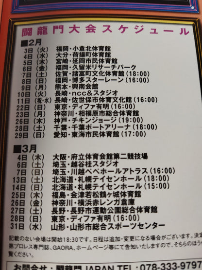 2004 Toryumon  Japan Official Pamphlet (February~March)