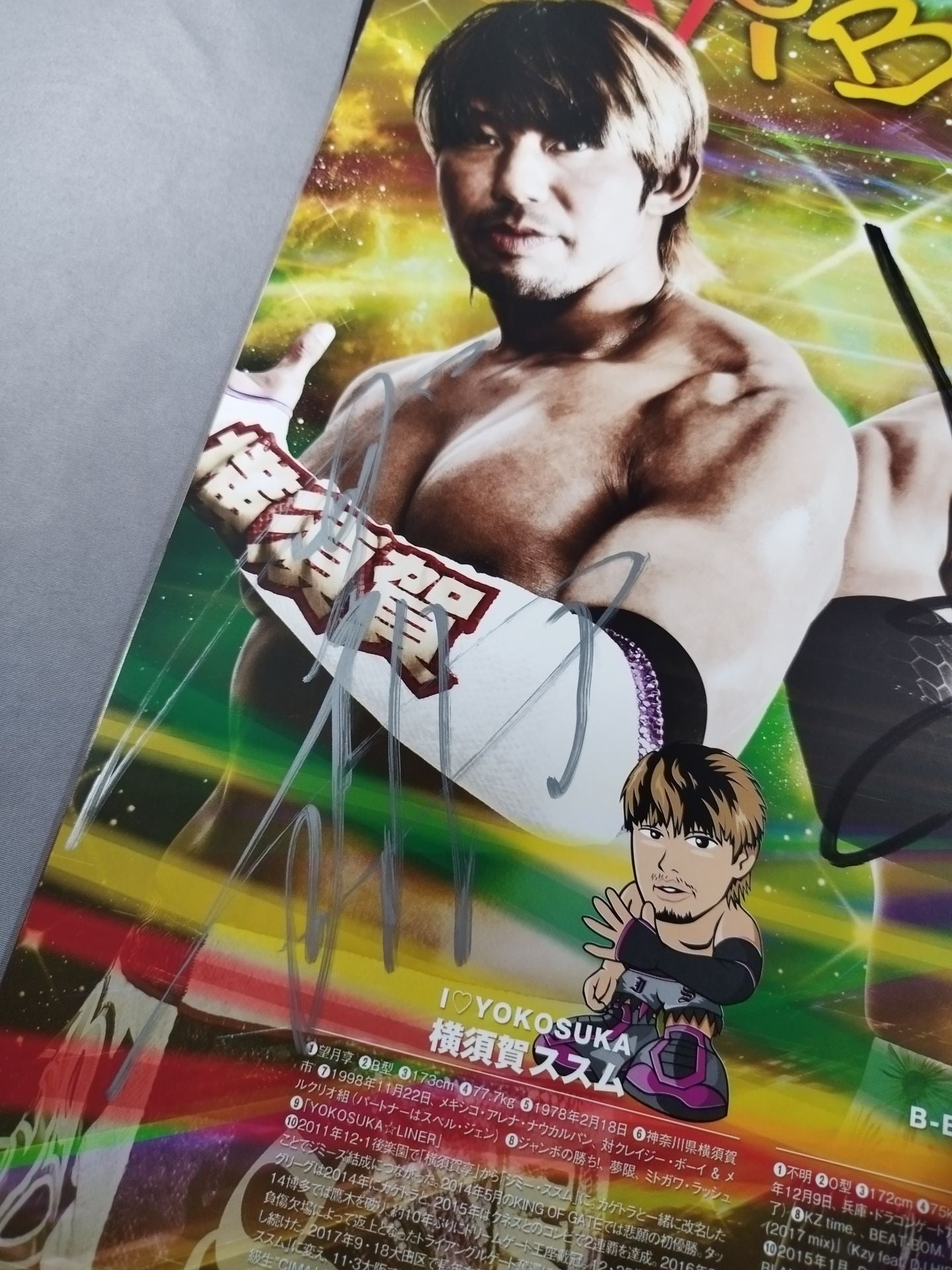 3選手直筆サイン入り】2018ドラゴンゲート オフィシャルパンフレット