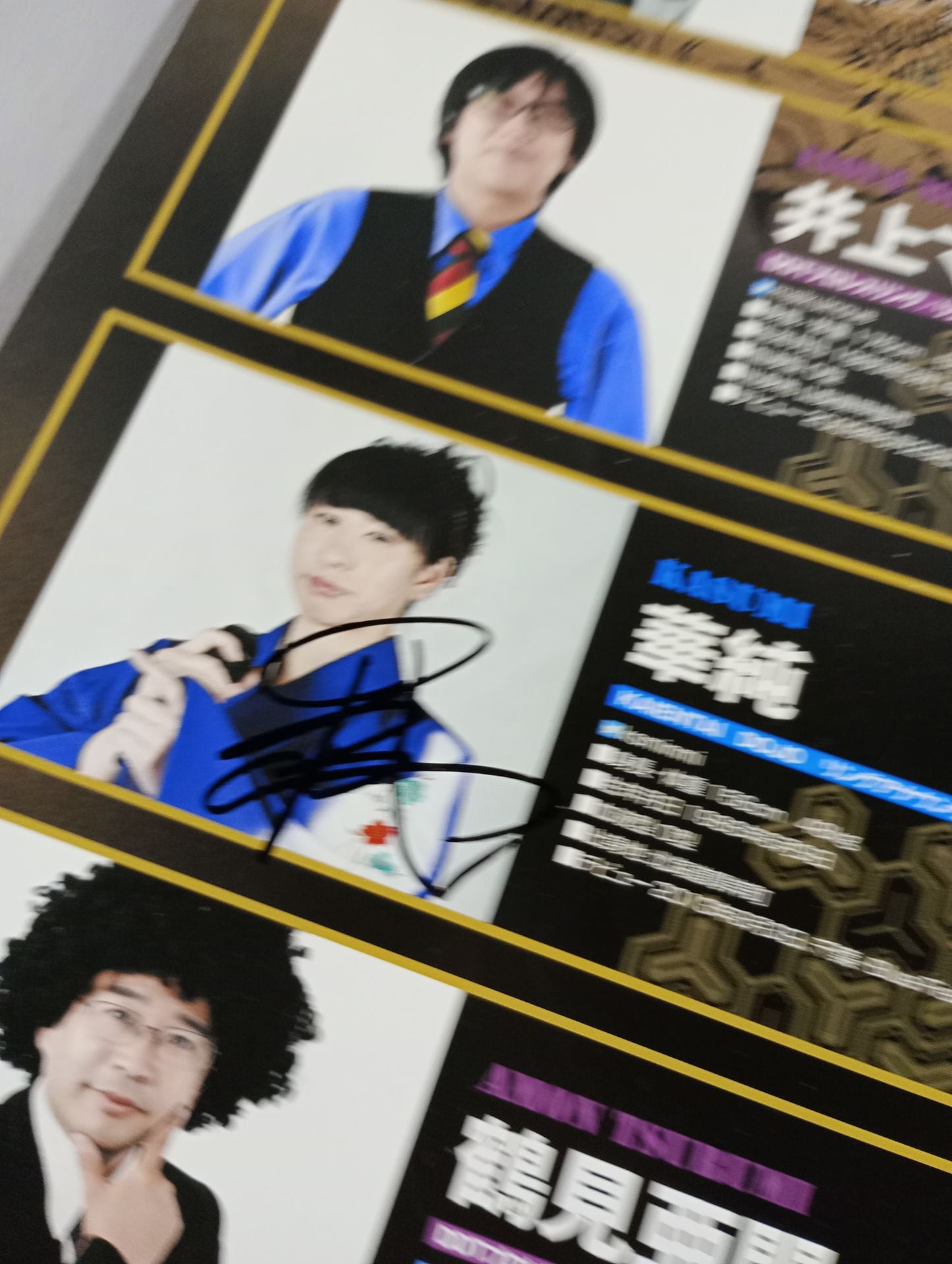 【14 hand signed autograph 】New Year's EvePro Wrestling  2014 Tag Team Tournament