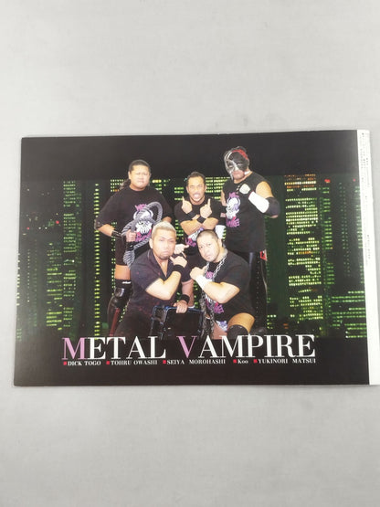 [2 fighters hand signed autograph DDT Official Program Spring 2008 Vol.08