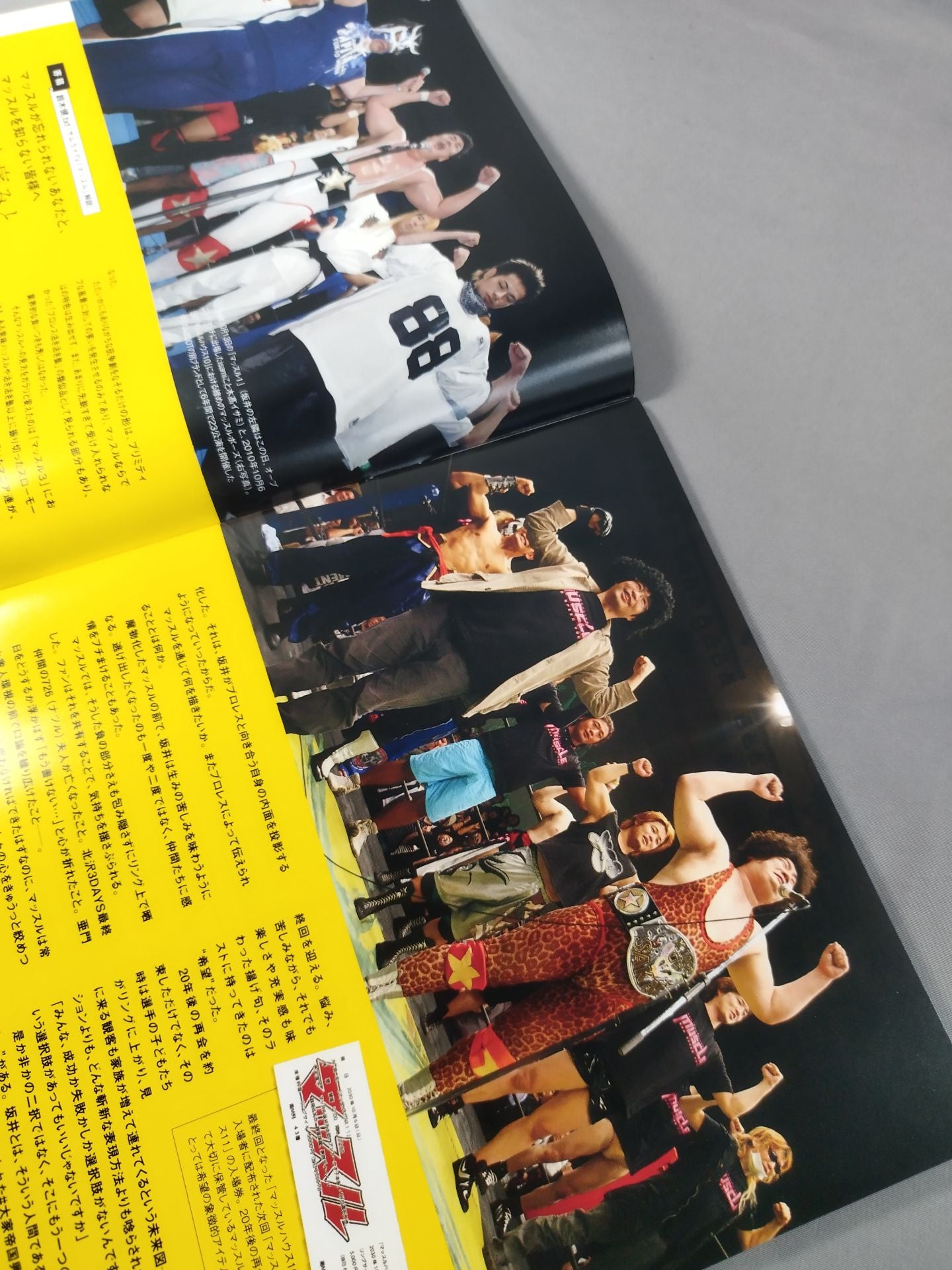 【Makoto Oishi  hand signed autograph 】Muscle Mania 2019 in Ryogoku  Our Second Career