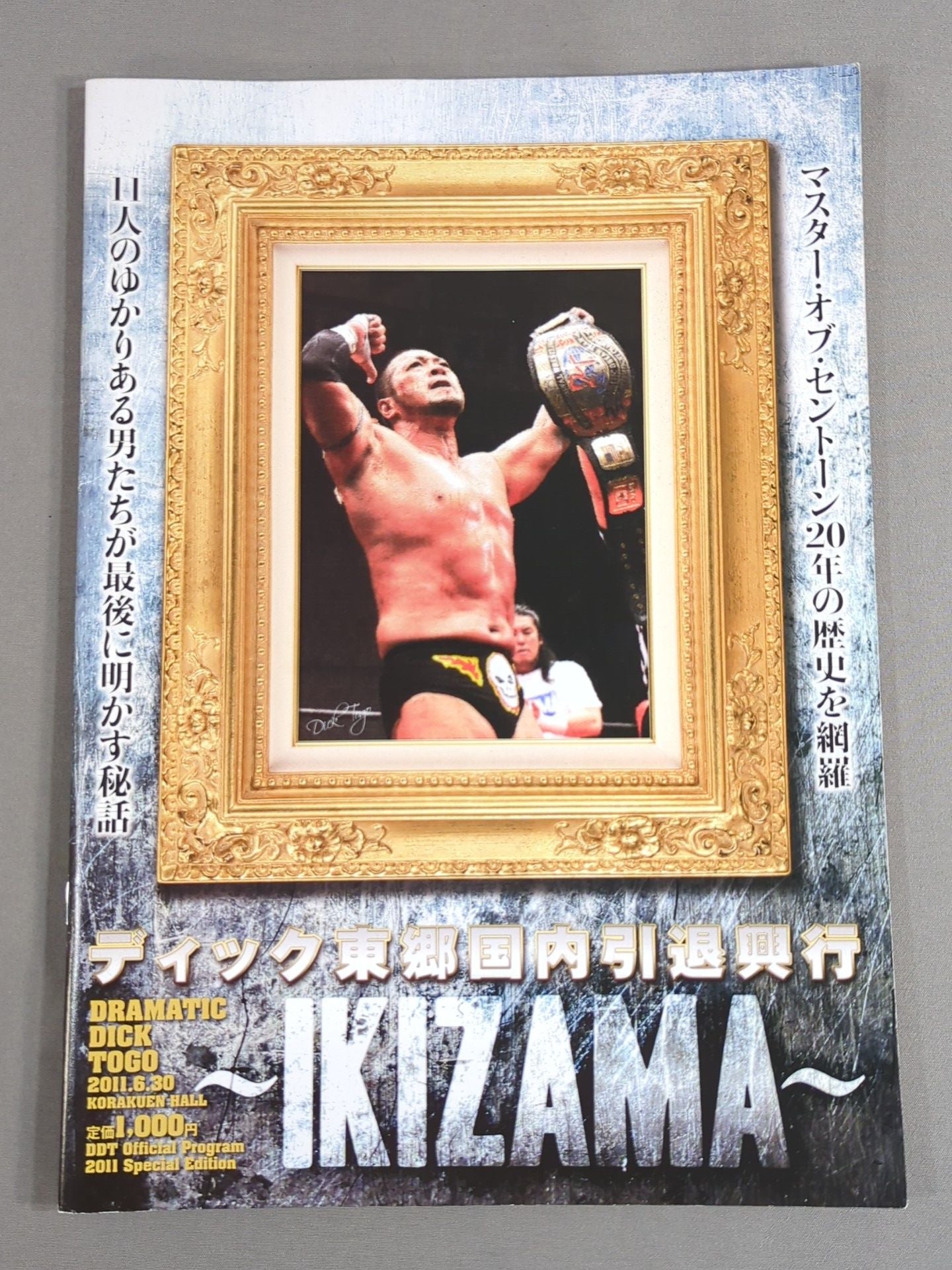 ディック東郷国内引退興行 / DDT official program 2011 Special Edition