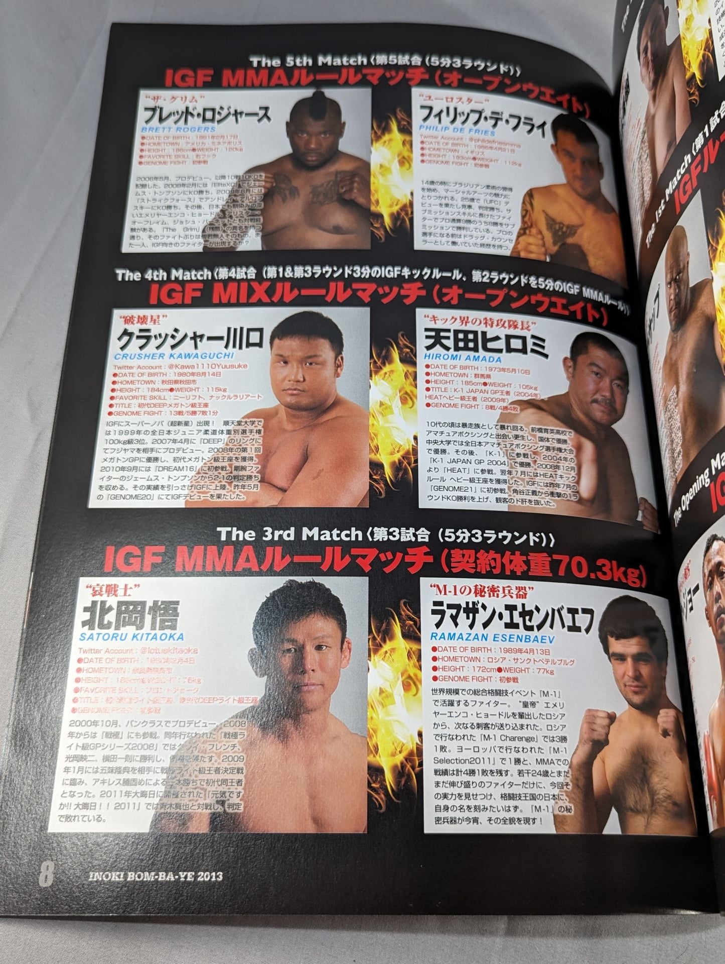 IGF / INOKI BOM-BA-YE 2013 / イノキボンバイエ2013