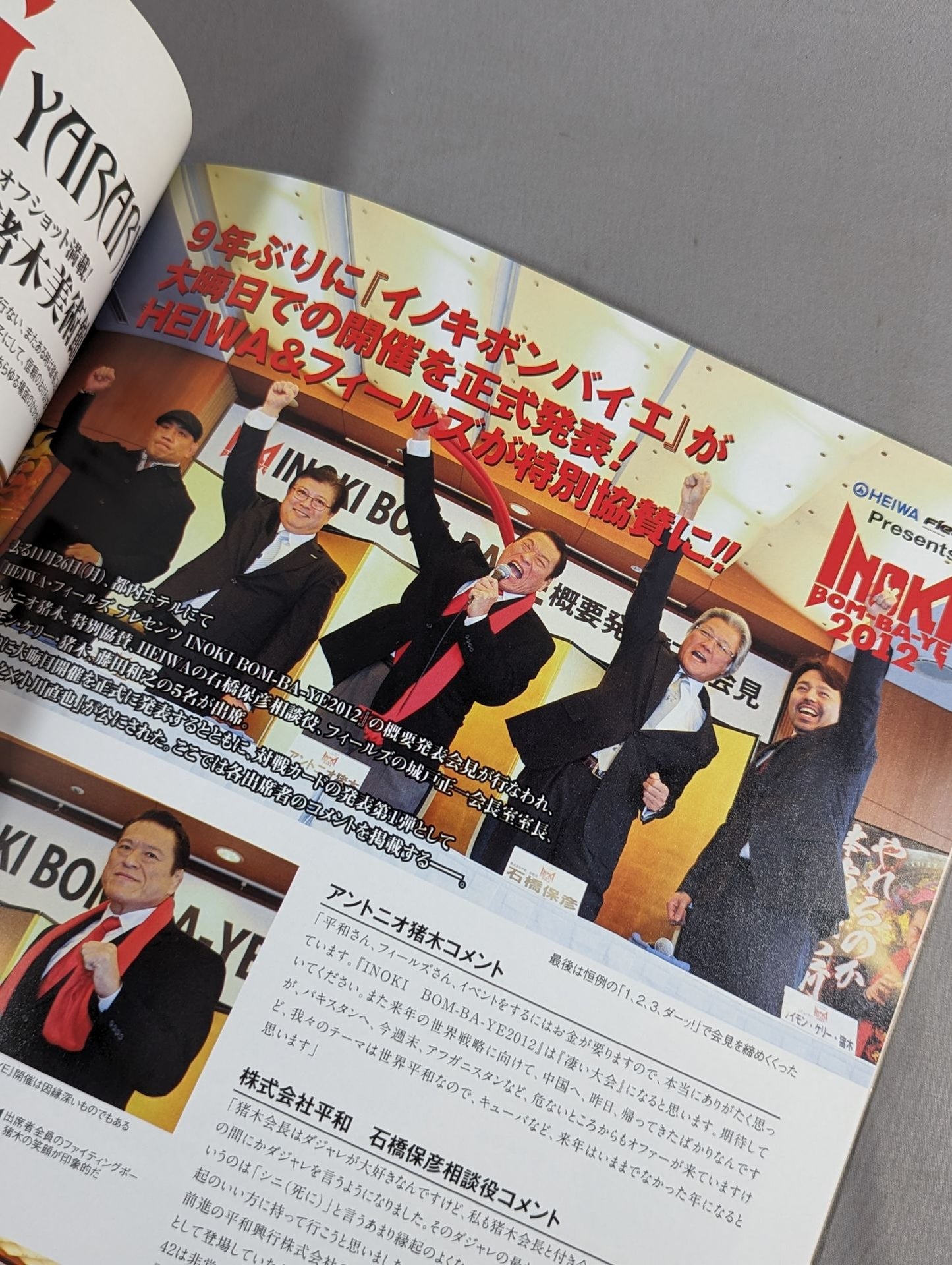 IGF / INOKI BOM-BA-YE 2012 / イノキボンバイエ2012