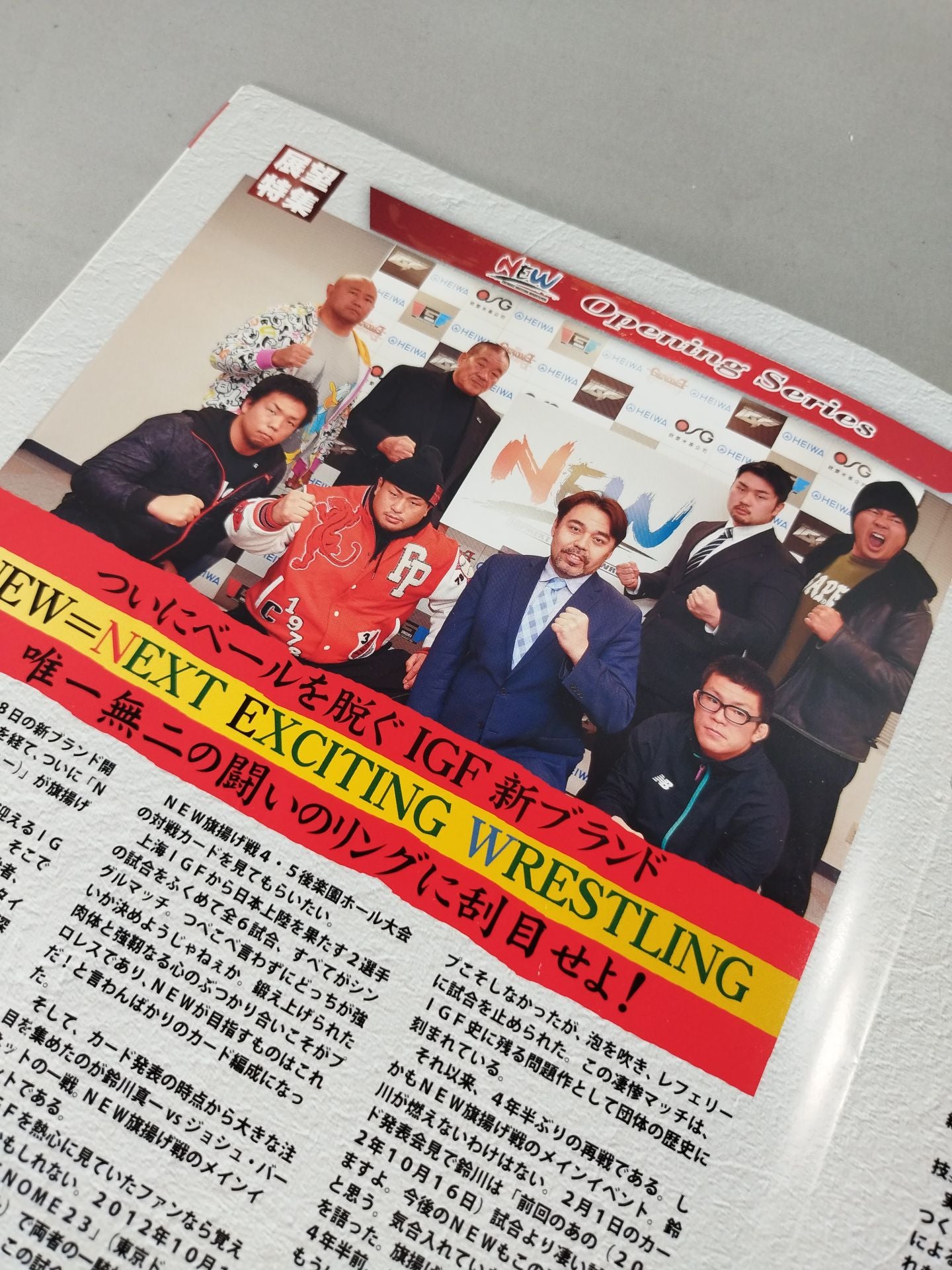 IGF / NEW OFFICIAL PROGRAMME オープニングシリーズ