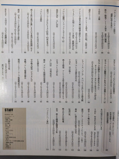 ゴング増刊号 30YEARSグラフィティー