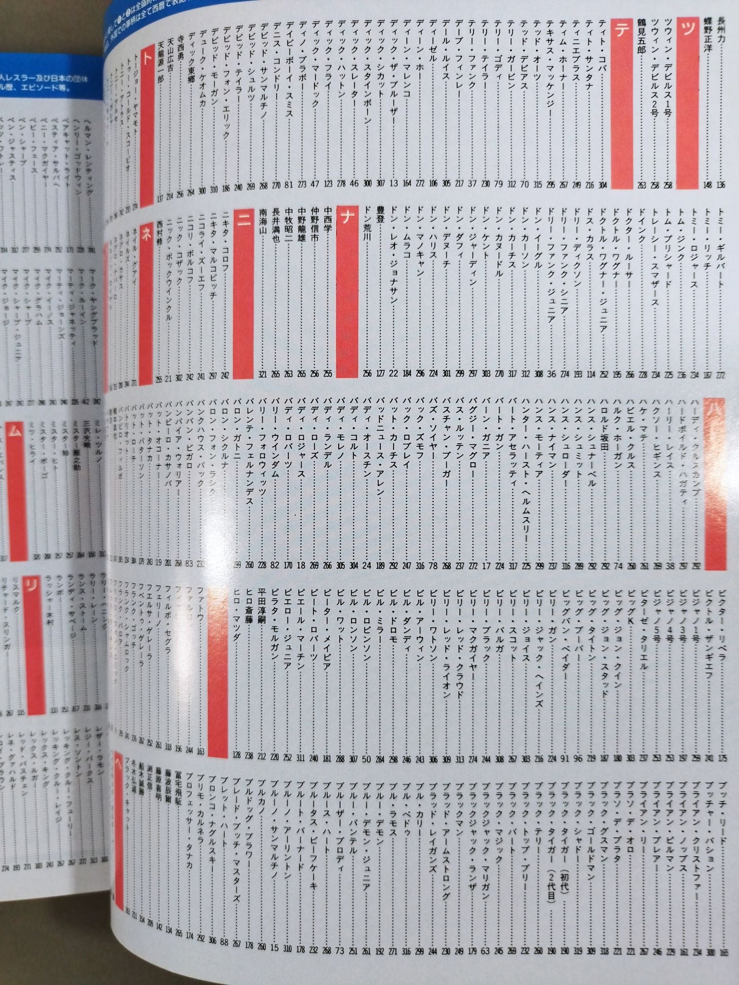 ゴング増刊号 THE WRESTLER BEST 1000 ☆世界レスラー1000人名鑑