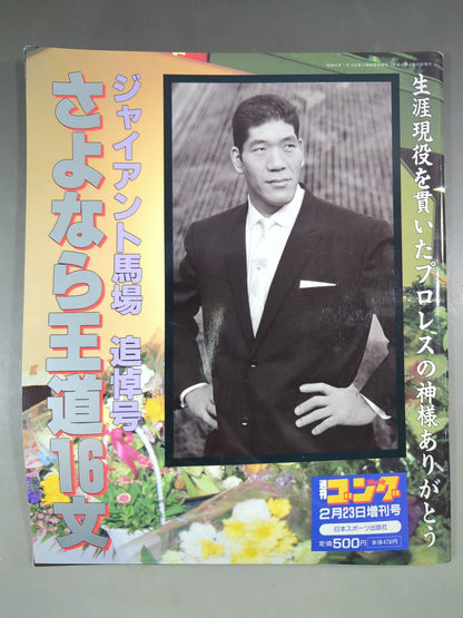 Gong Special Issue Giant Baba  Memorial Issue Goodbye Royal Road 16 Sentences
