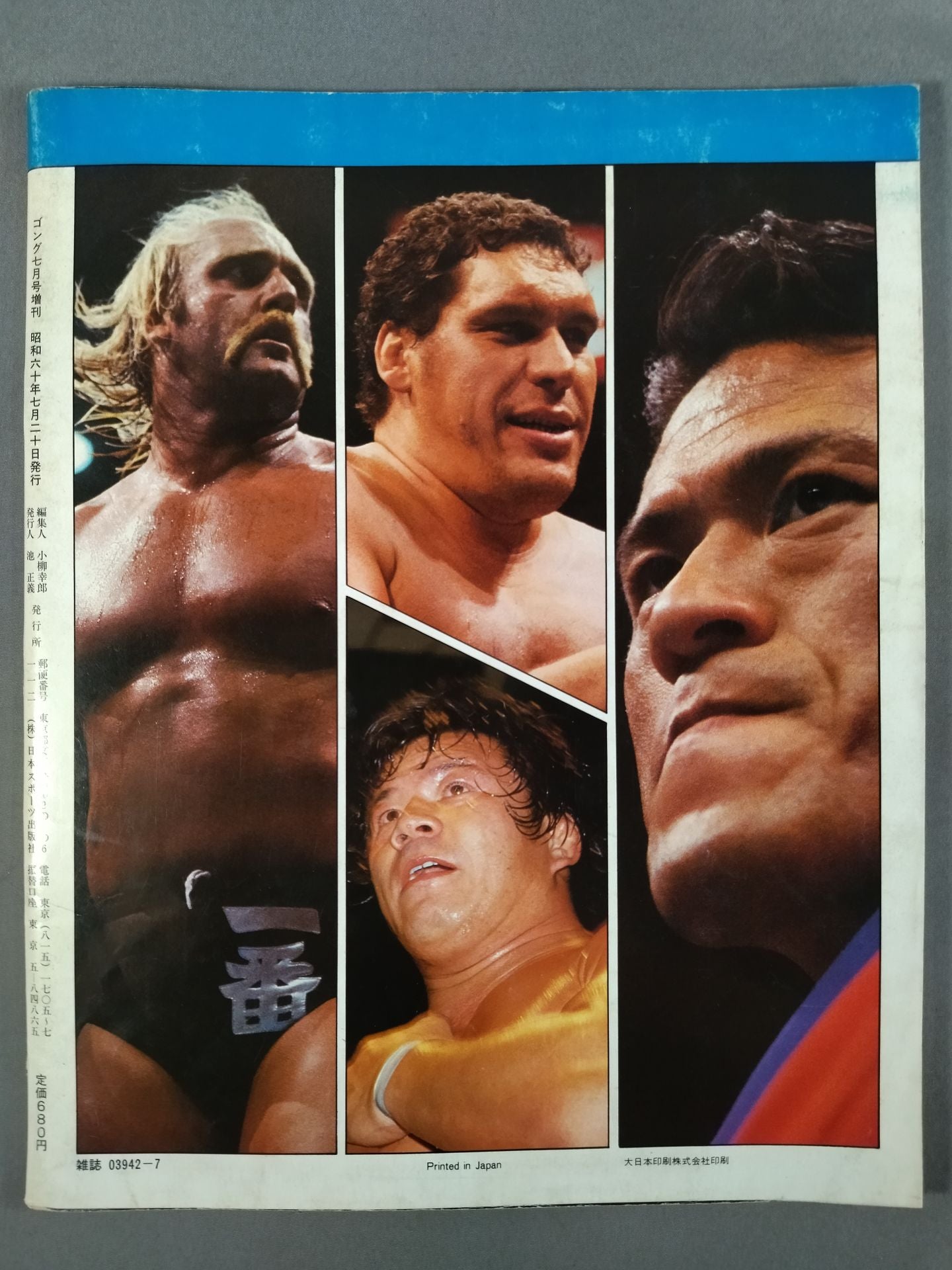 ゴング増刊号 ｢IWGP&WWF CHAMPION SERIES｣
