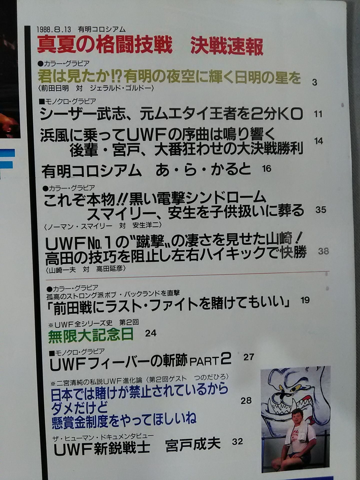 Gong Special Issue "Fighting UWF" Vol.2 (Gong Martial Arts)