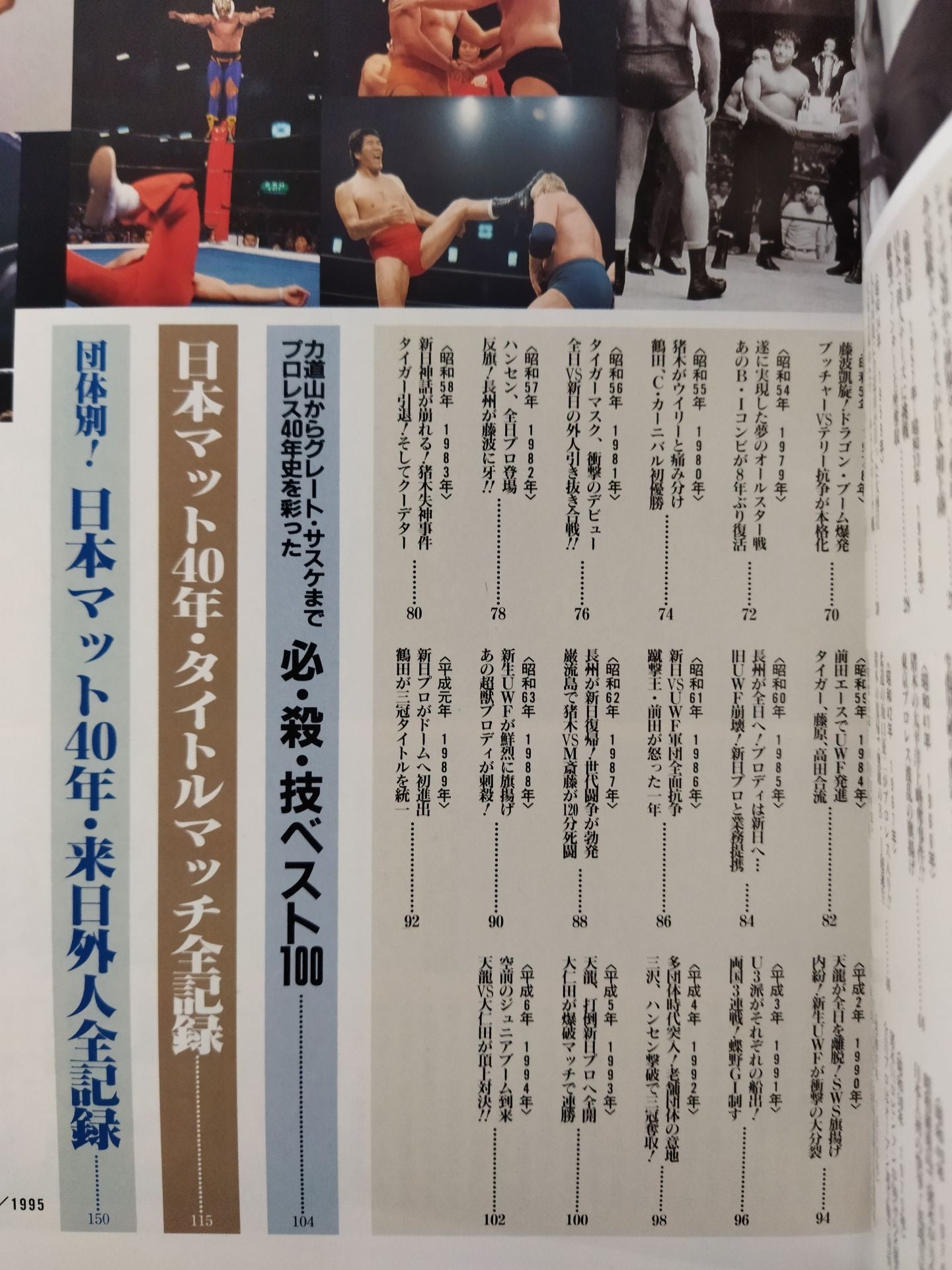 ゴング増刊号 日本プロレス40年史～創刊27周年記念出版～