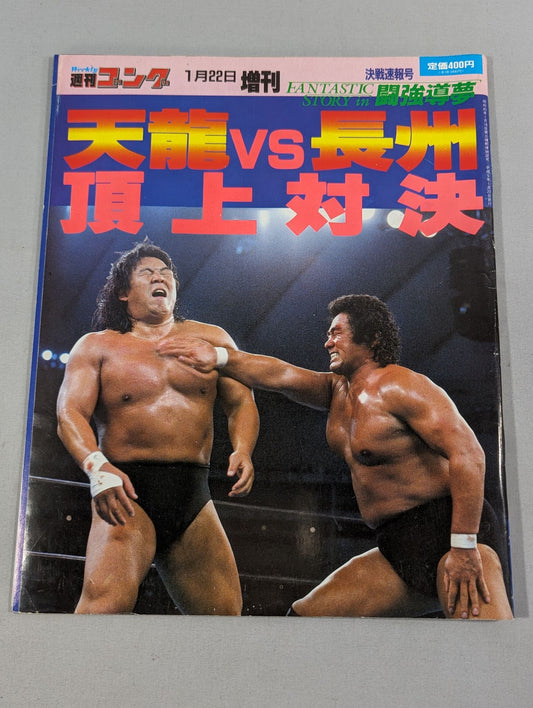 ゴング増刊号 天龍vs長州 頂上対決