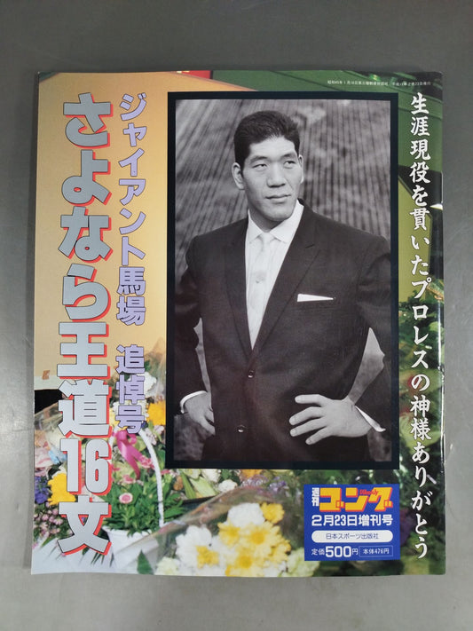 Gong Special Issue Giant Baba  Memorial Issue Goodbye Royal Road 16 Sentences