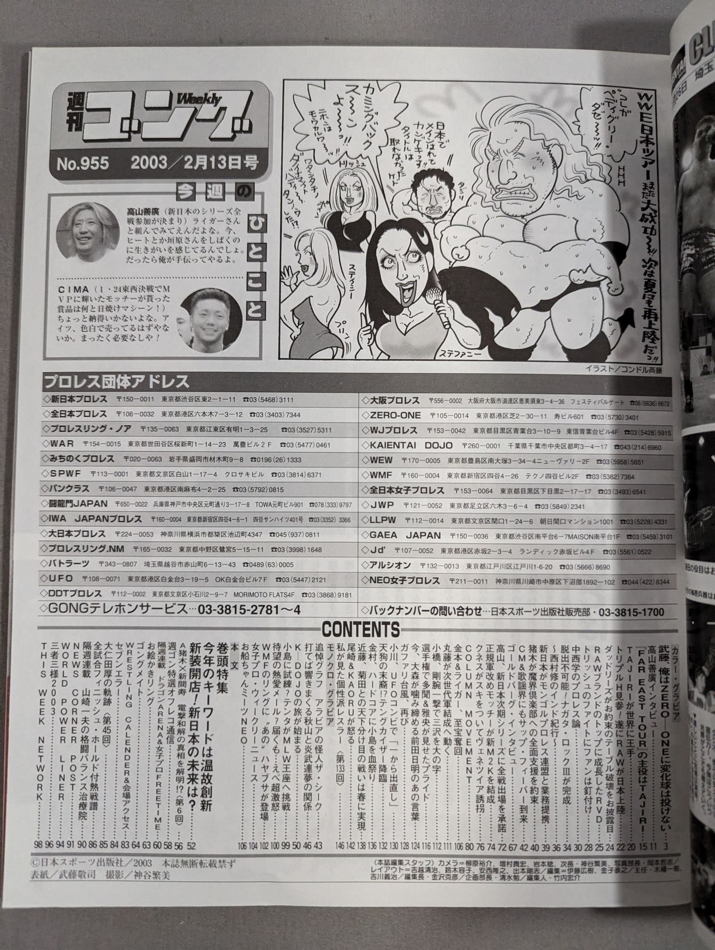 週刊ゴング955
