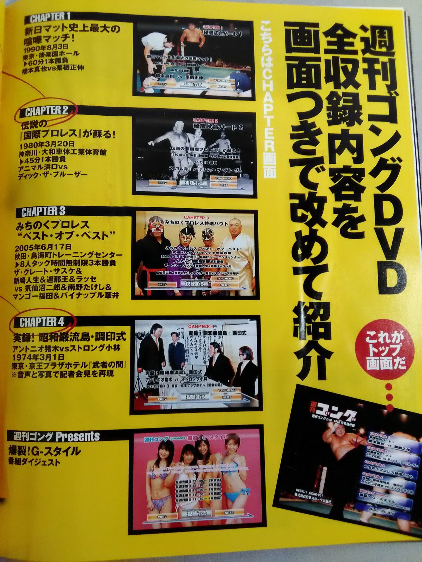 週刊ゴング1084 – 闘道館