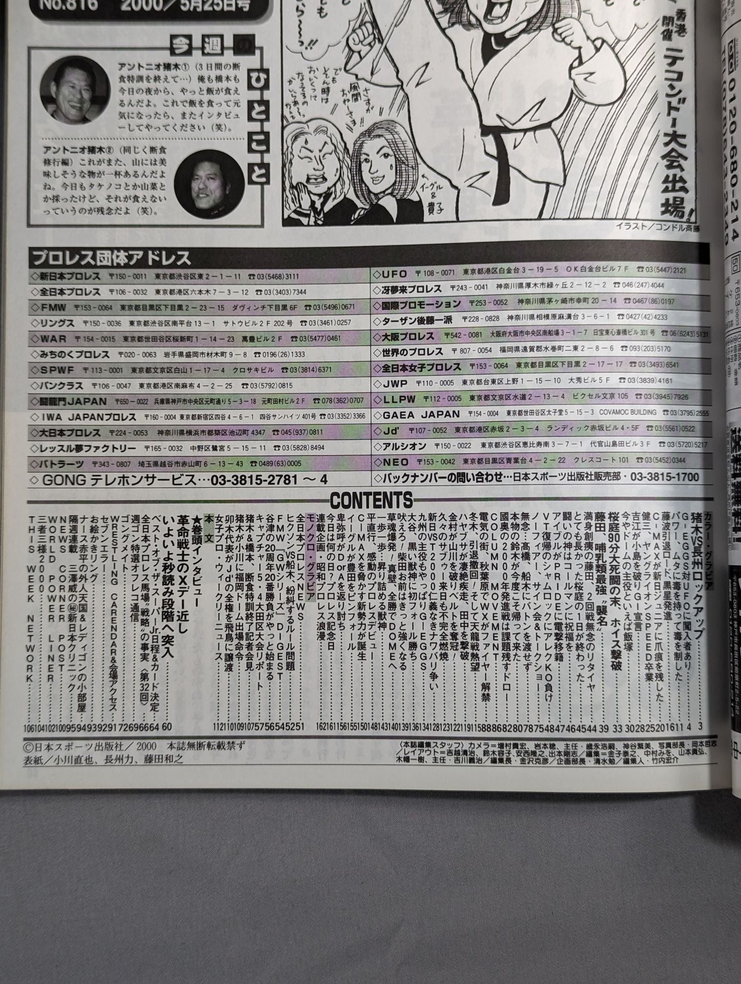 週刊ゴング816 – 闘道館