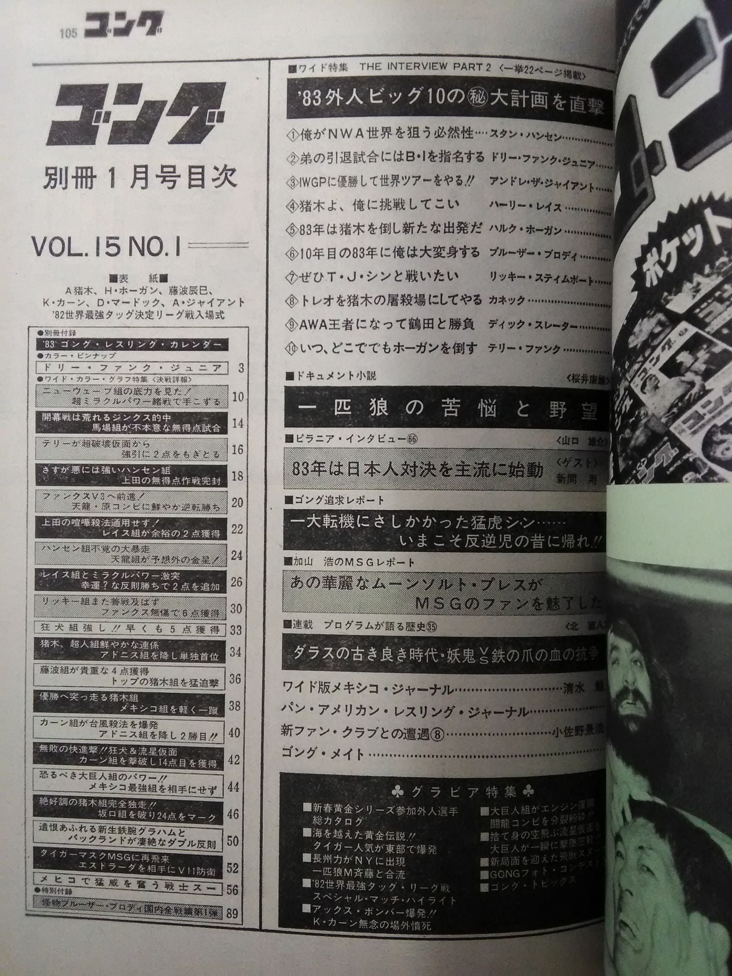 別冊ゴングVol.15 No.1