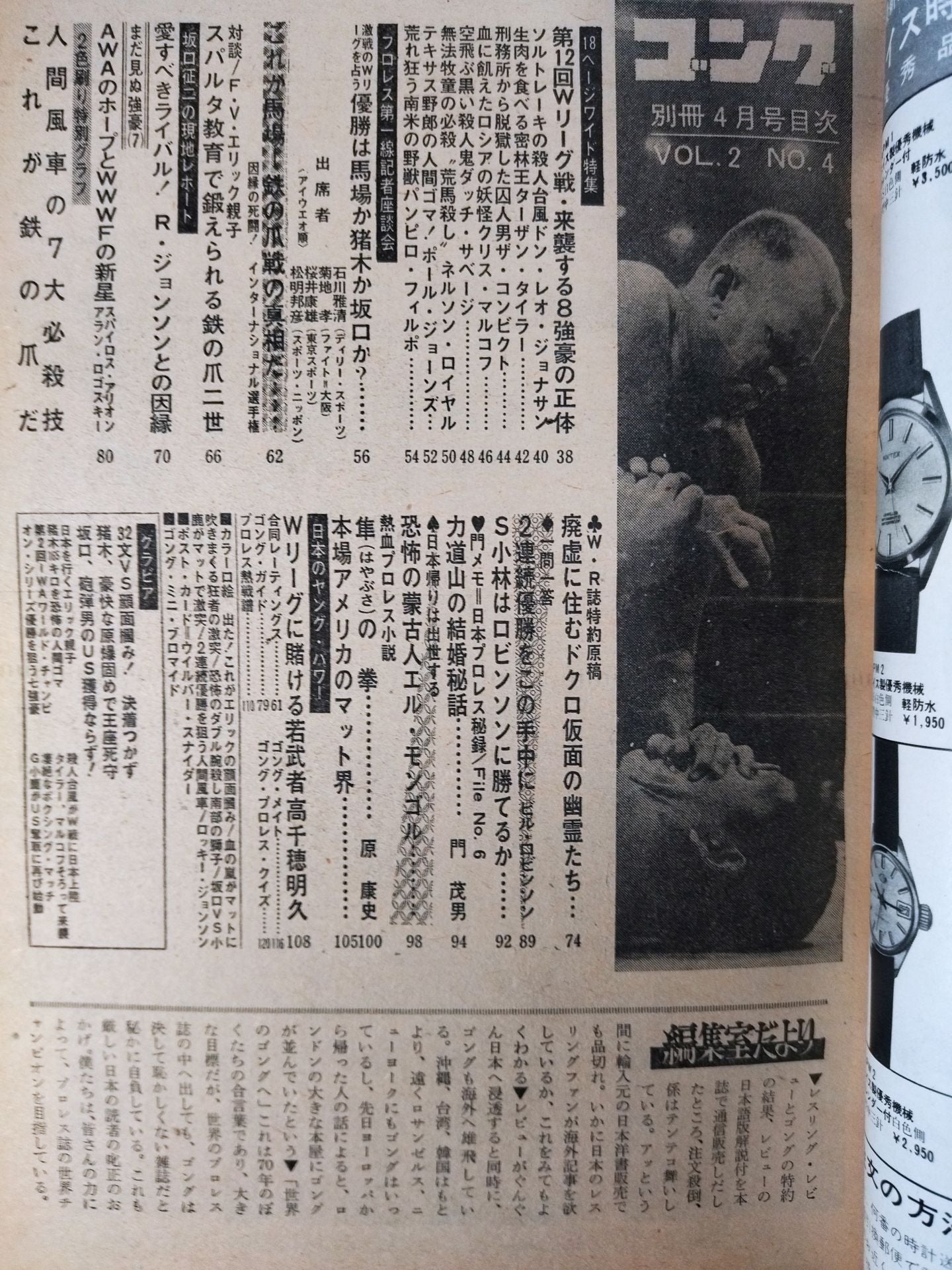 別冊ゴングVol.2 No.4