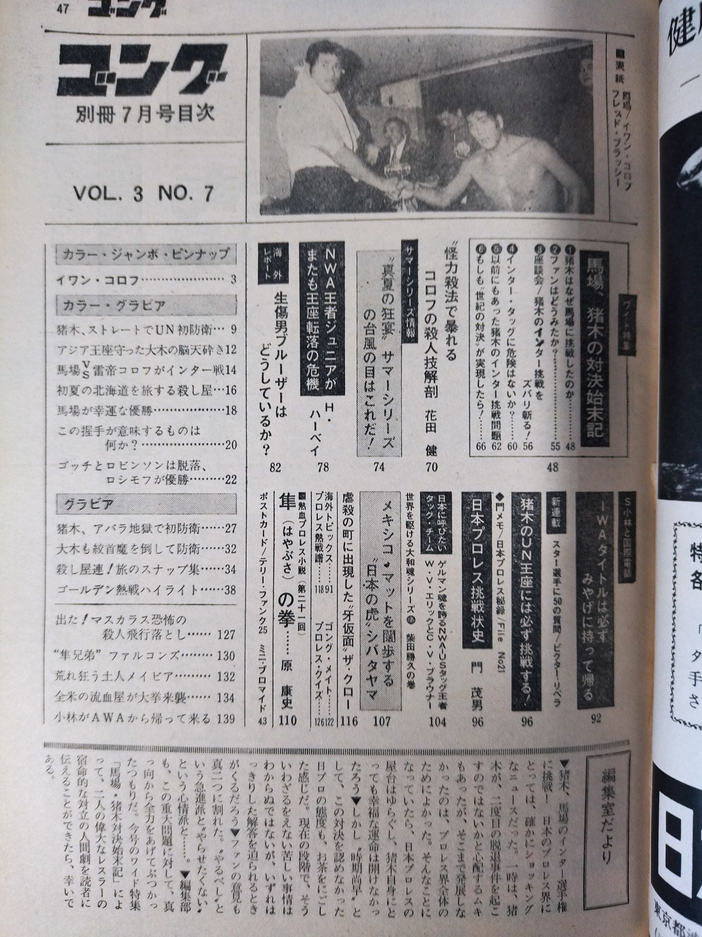 別冊ゴングVol.3 No.7