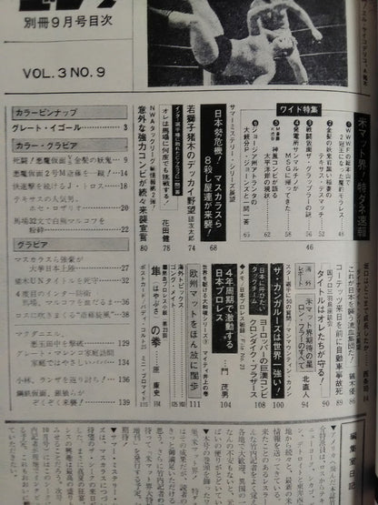 別冊ゴングVol.3 No.9