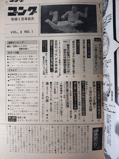 別冊ゴングVol.3 No.1