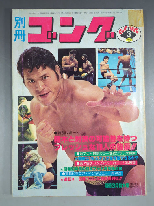 別冊ゴングVol.11 No.4