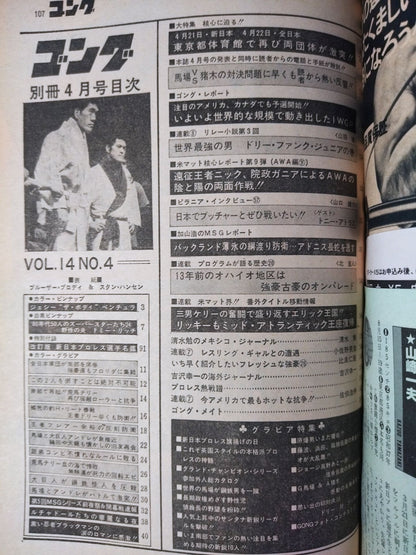 別冊ゴングVol.14 No.4