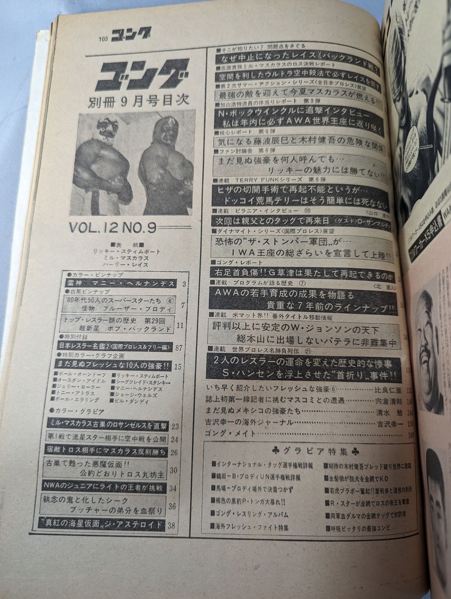 別冊ゴングVol.12 No.9
