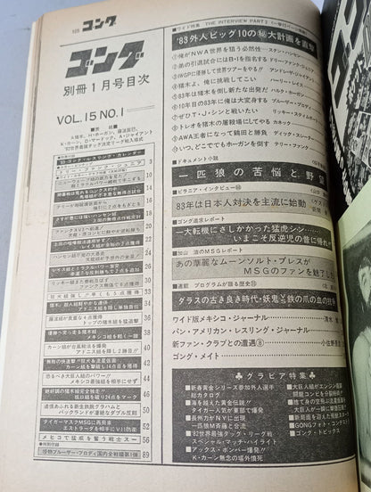 別冊ゴングVol.15 No.1