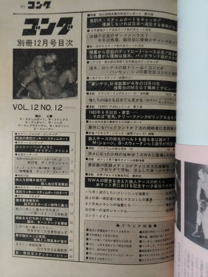 別冊ゴングVol.12 No.12