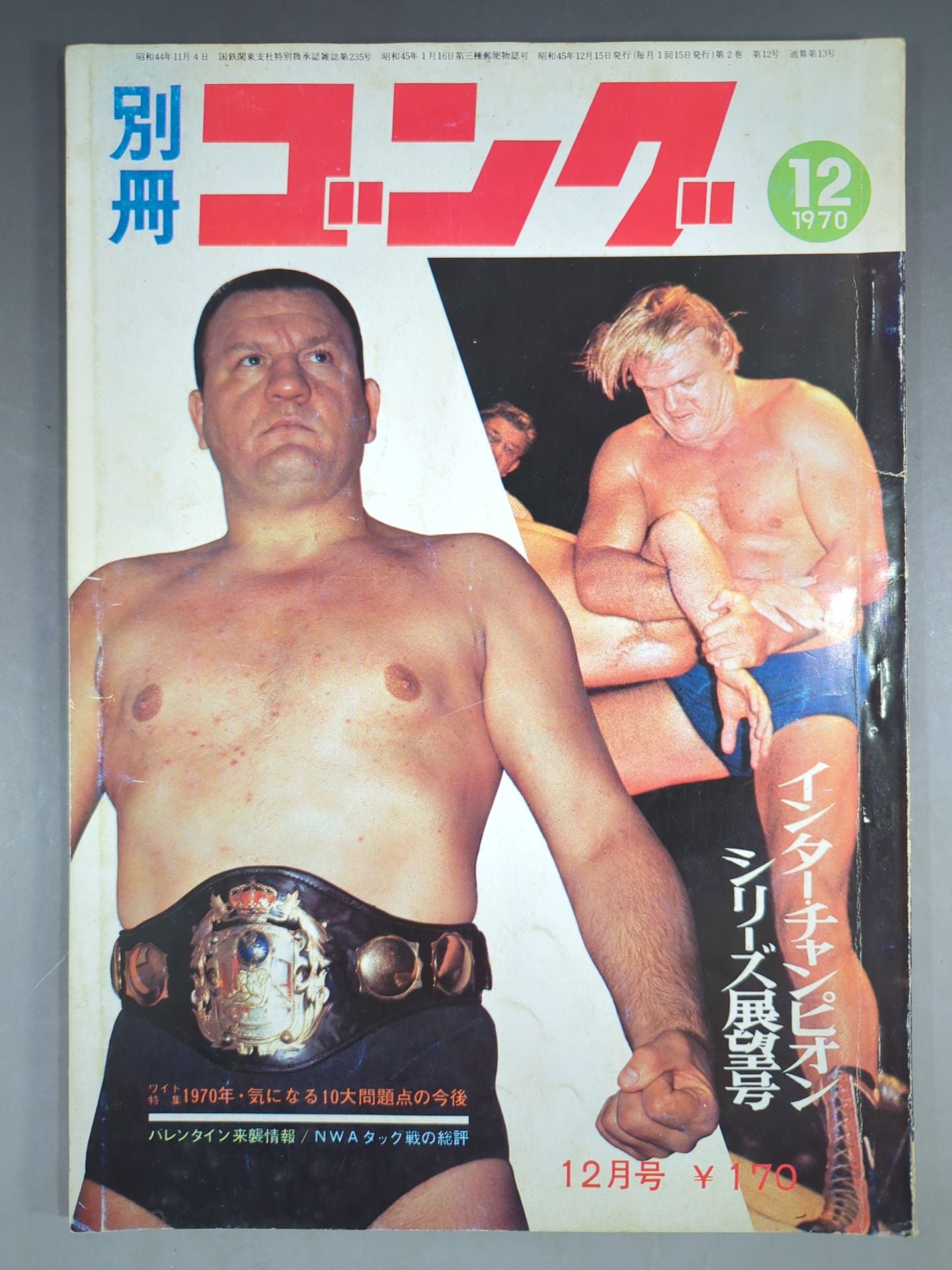 クリスマス特集2025 別冊ゴングVol.2 No.12 – 闘道館 趣味