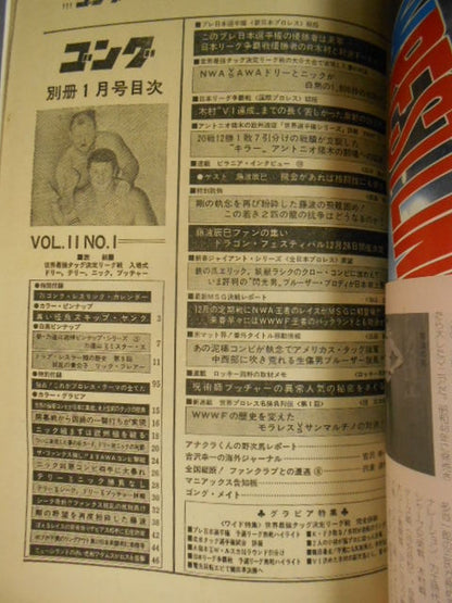 別冊ゴングVol.11 No.1
