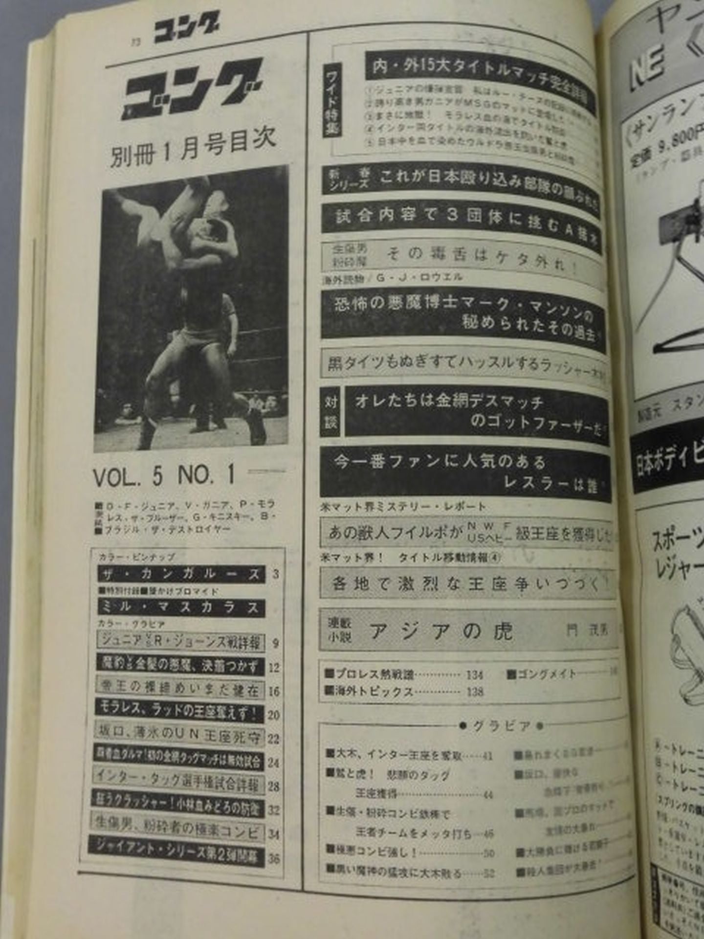 別冊ゴングVol.5 No.1