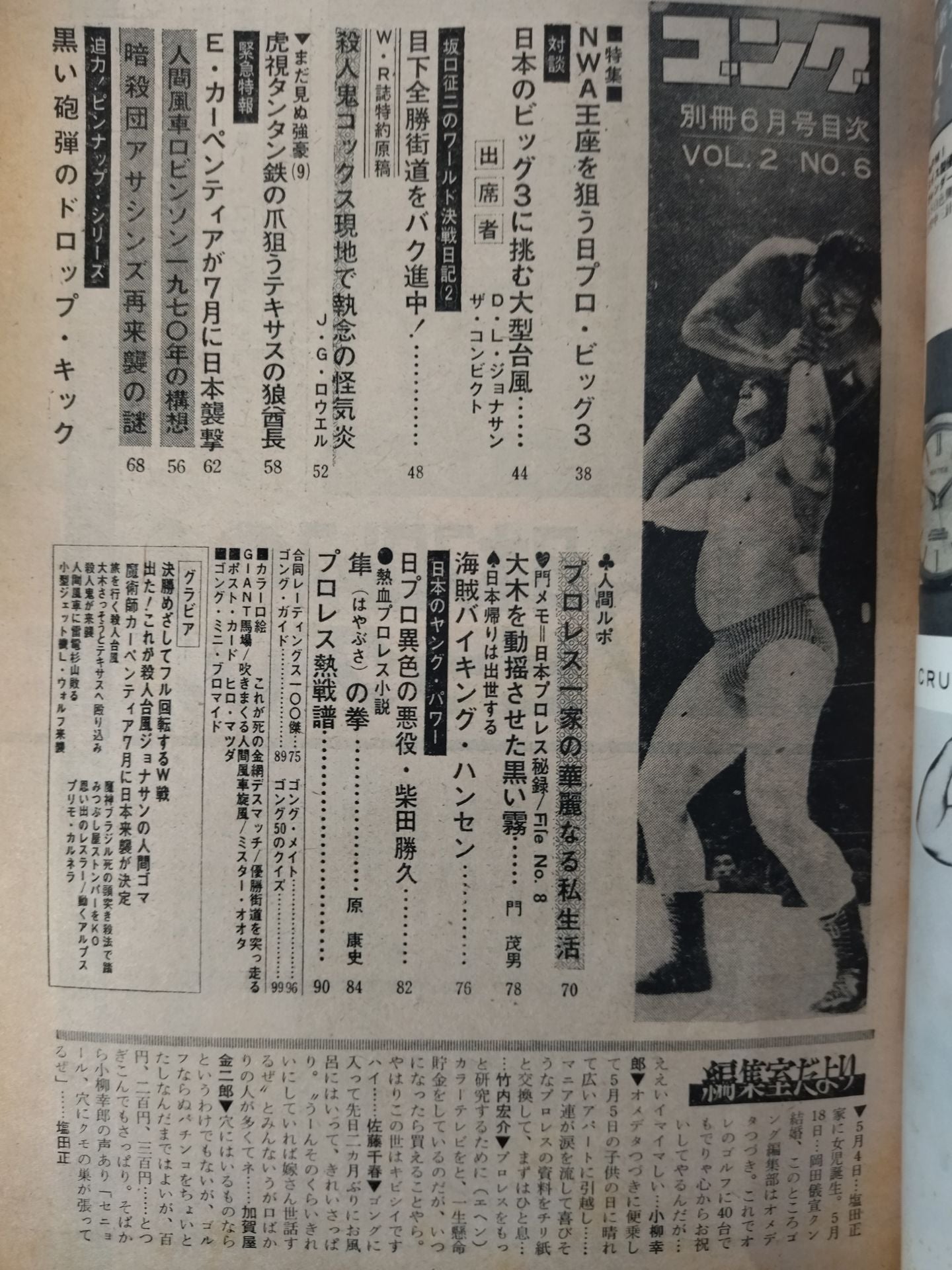 別冊ゴングVol.2 No.6