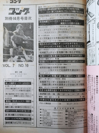 別冊ゴングVol.7 No.10