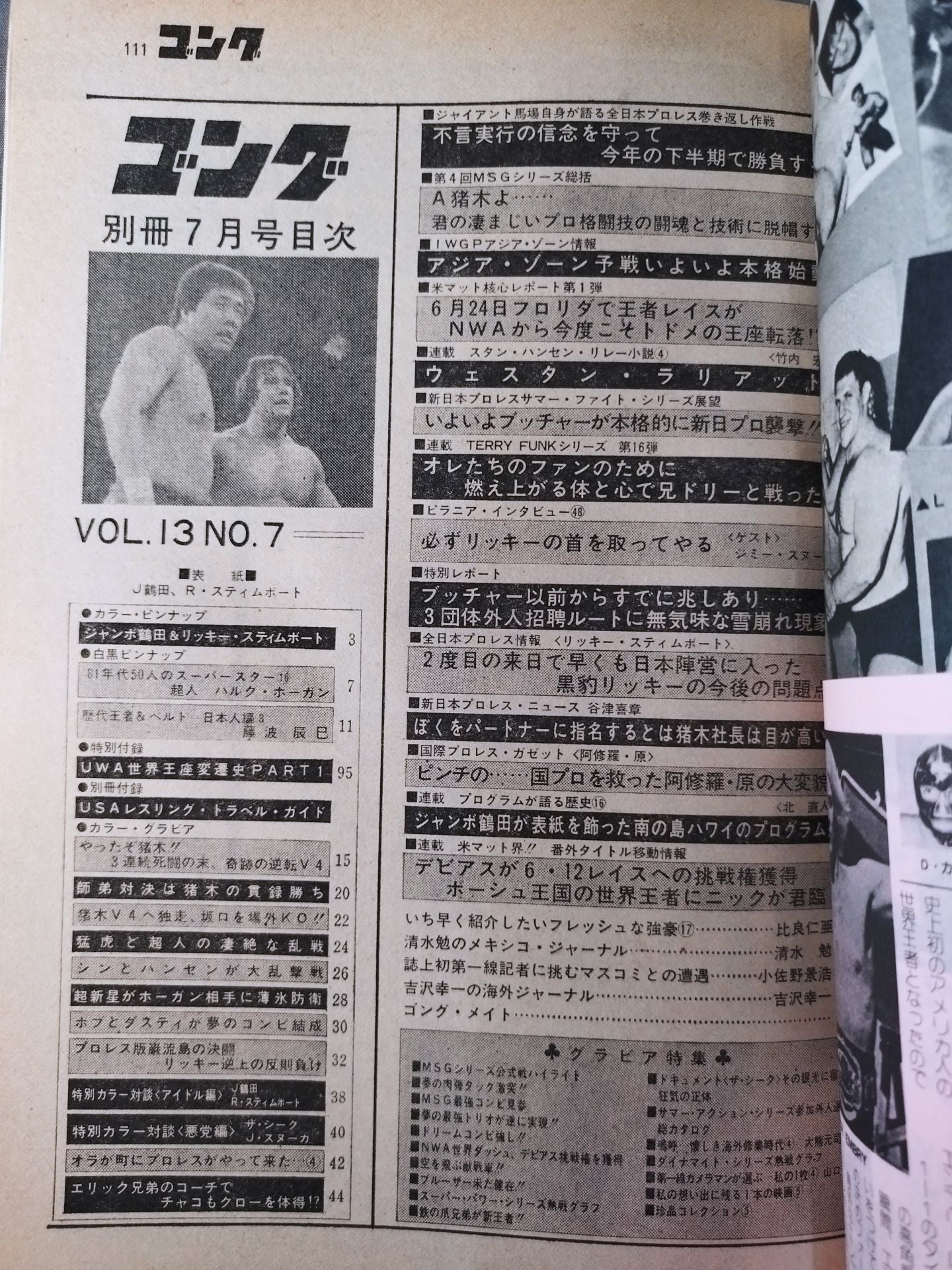 別冊ゴングVol.13 No.7