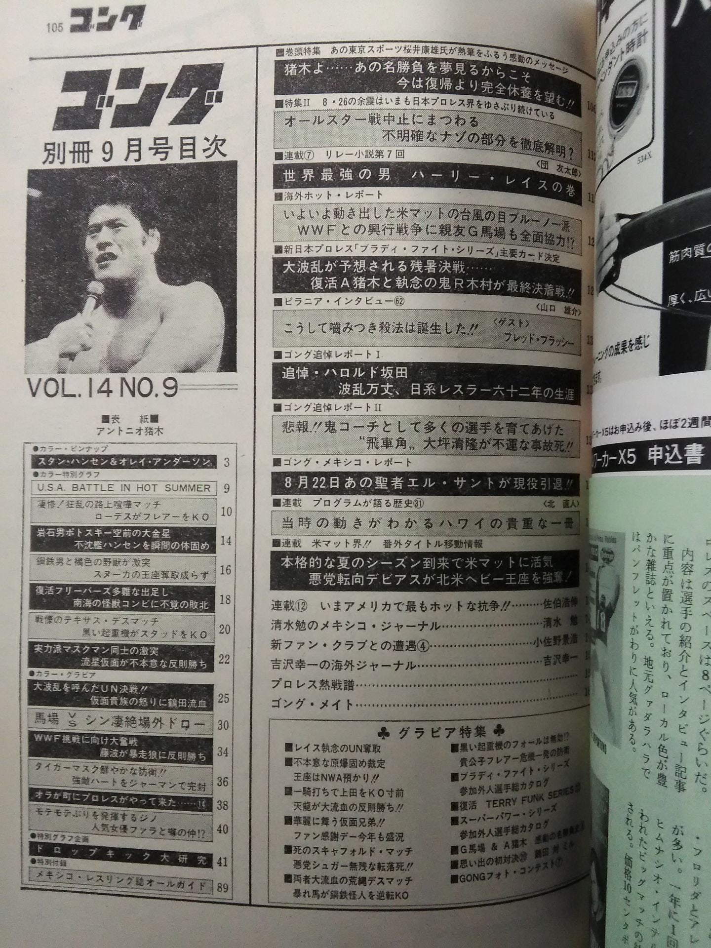 別冊ゴングVol.14 No.9
