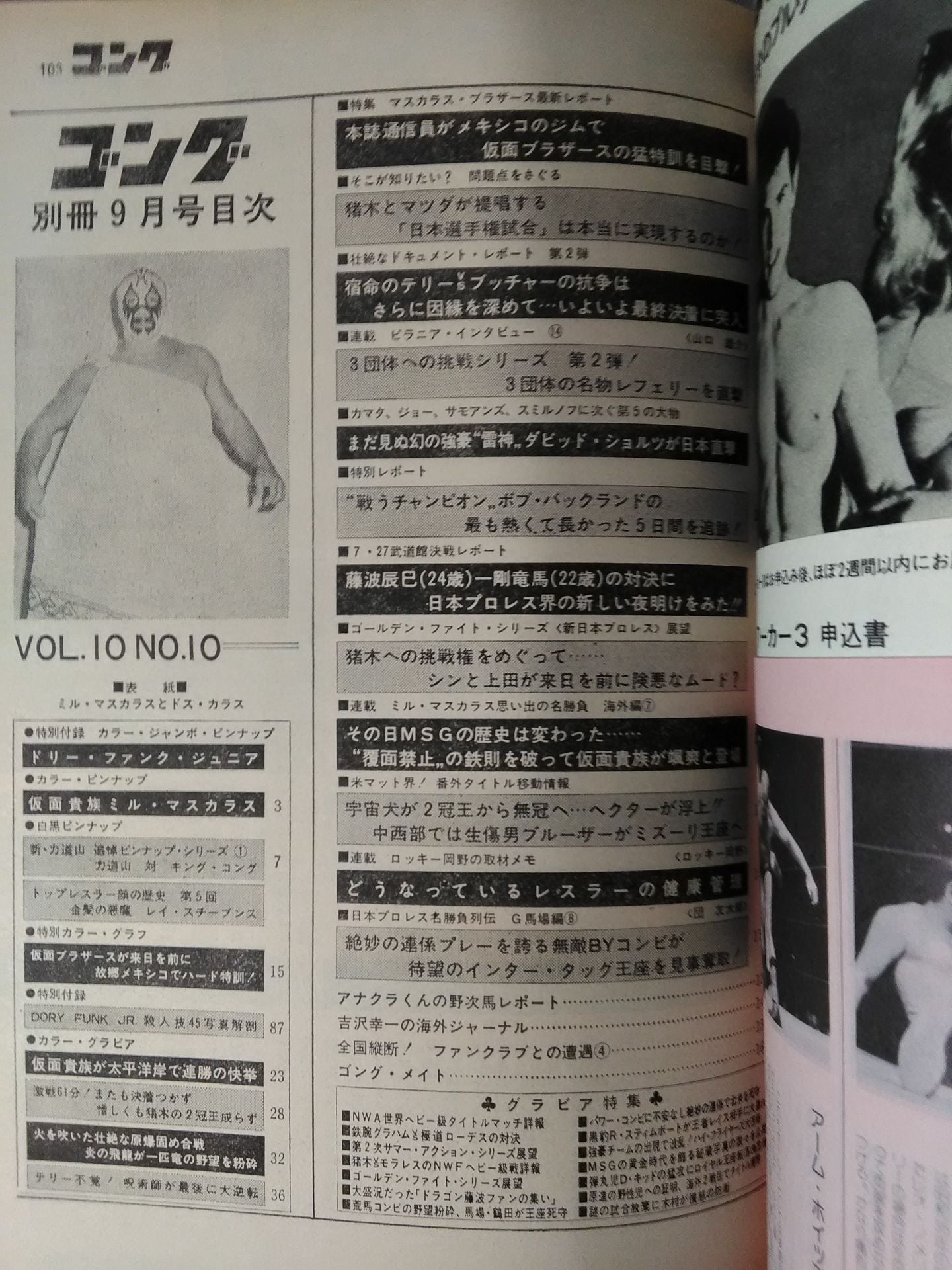 別冊ゴングVol.10 No.10