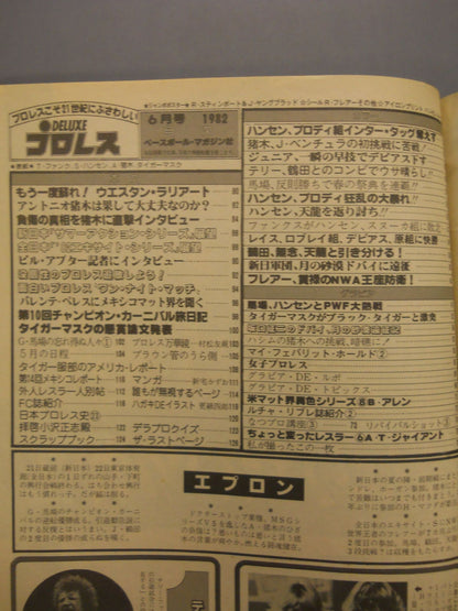 Deluxe Pro Wrestling June 1982