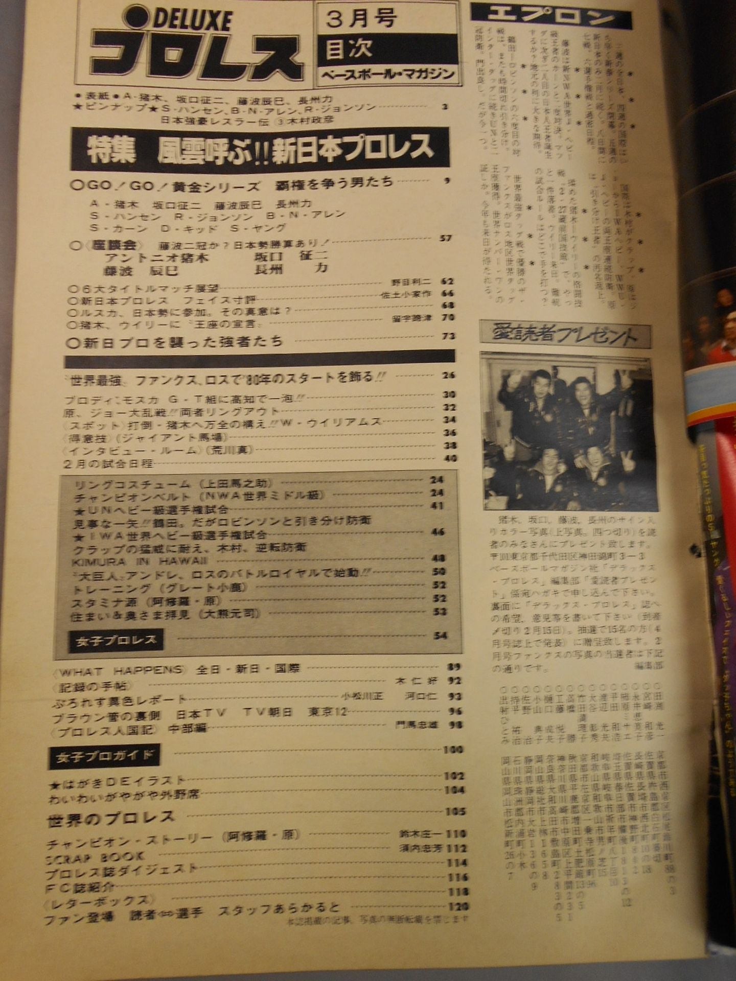 Deluxe Pro Wrestling  1980-03
