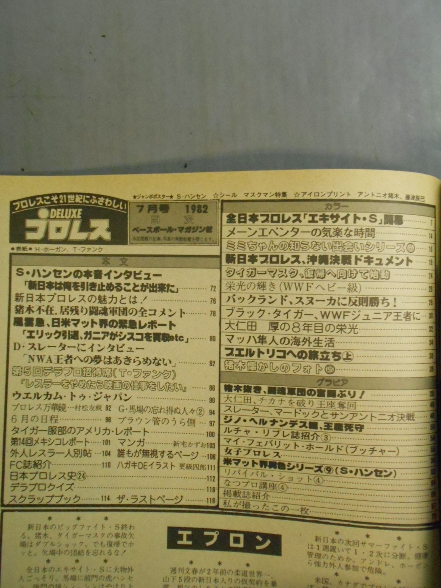Deluxe Pro Wrestling  1982.07