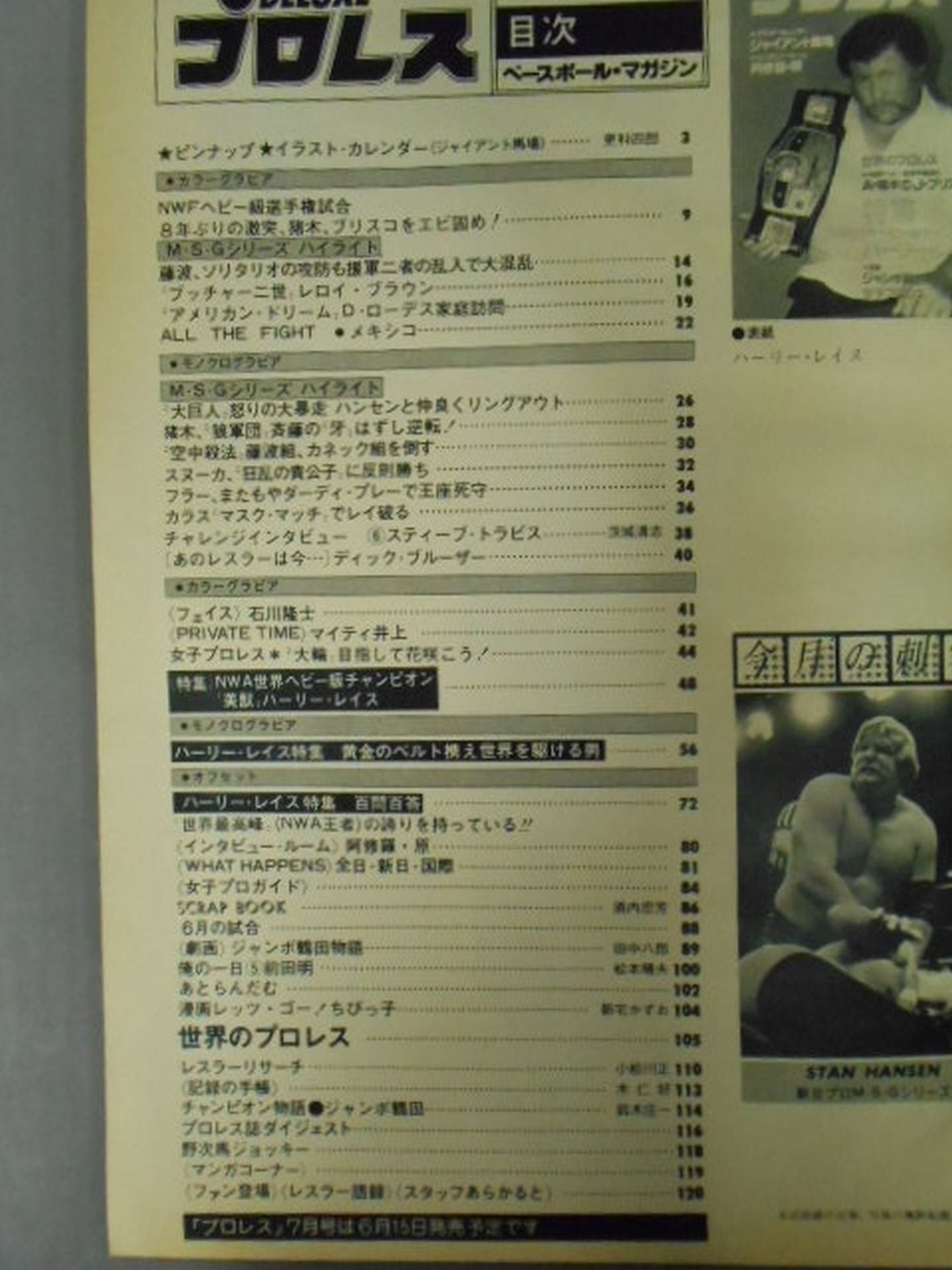 Deluxe Pro Wrestling  1979-07