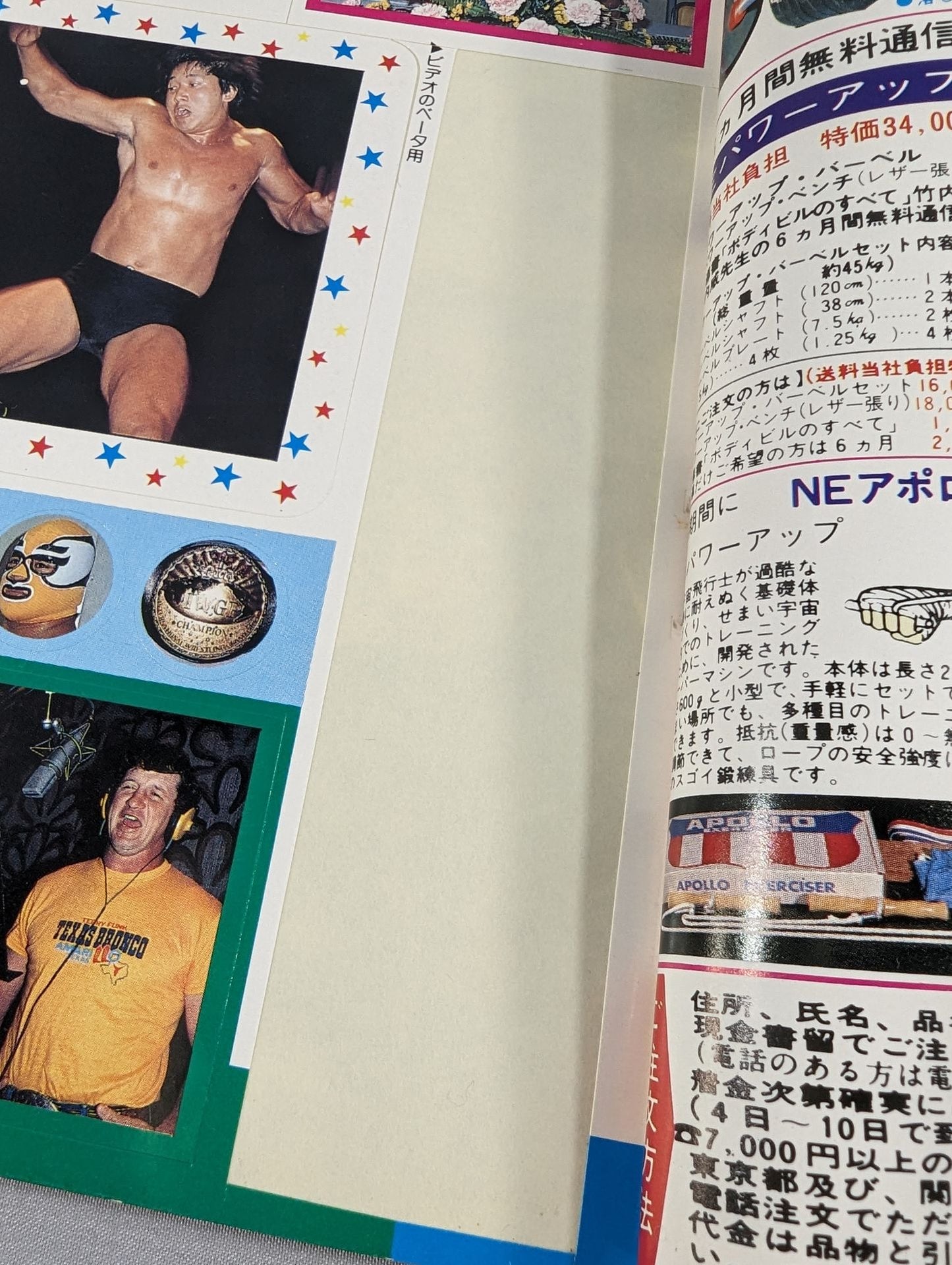 デラックスプロレス 1983年08月号