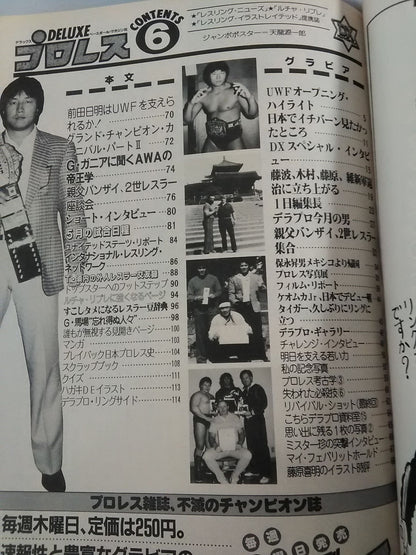 デラックスプロレス 1984年6月号