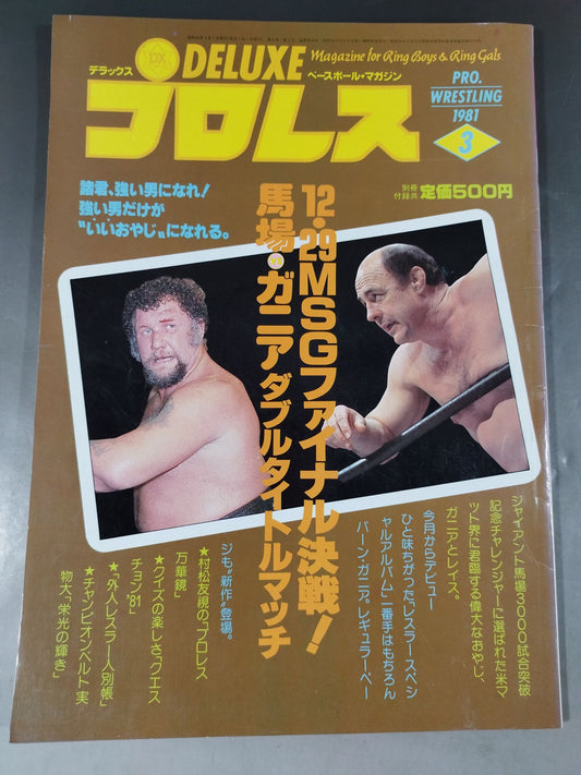 Deluxe Pro Wrestling March 1981