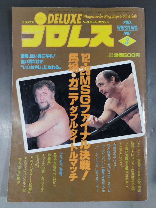 Deluxe Pro Wrestling March 1981
