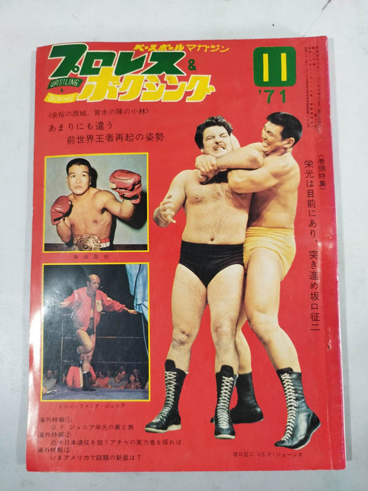 Pro Wrestling  & Boxing November 1971