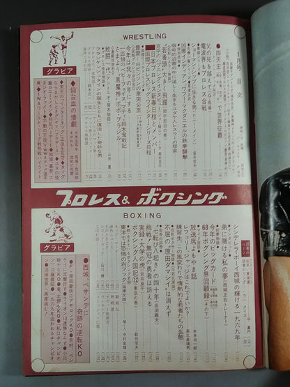 Pro Wrestling  & Boxing 1969.01