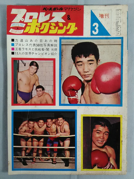 Pro Wrestling  & Boxing 1964.03 Special Issue